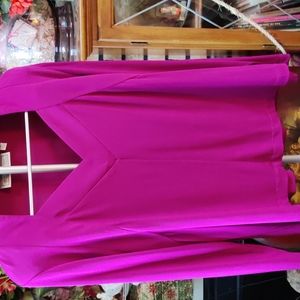 Simonton Gorgeous Purple Sweetheart Neckline Top XL